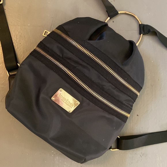 bebe Handbags - BEBE Adrianna nylon mini backpack 13 by 10 by 4 1/2